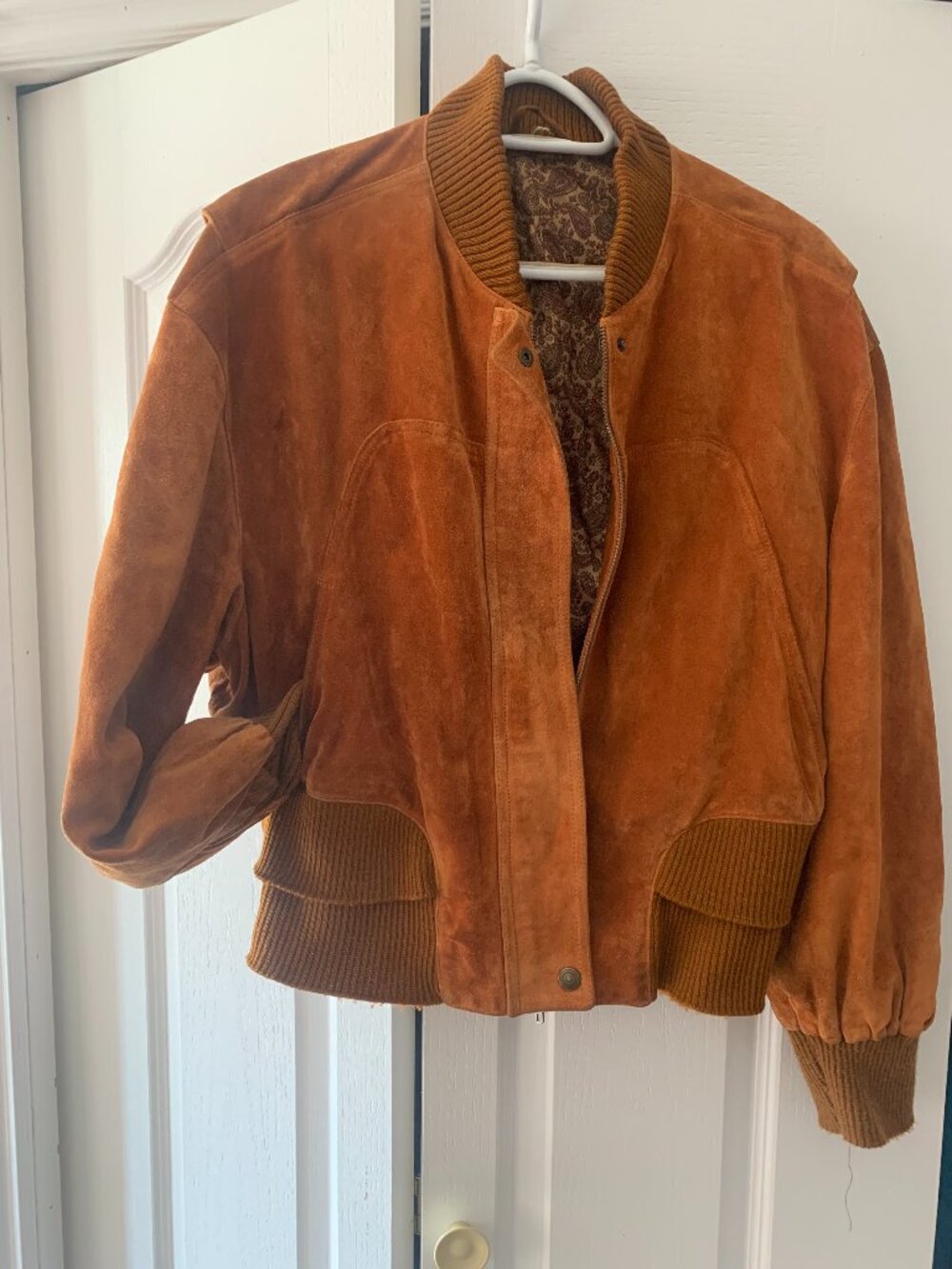 Vintage Rust Suede Jacket
